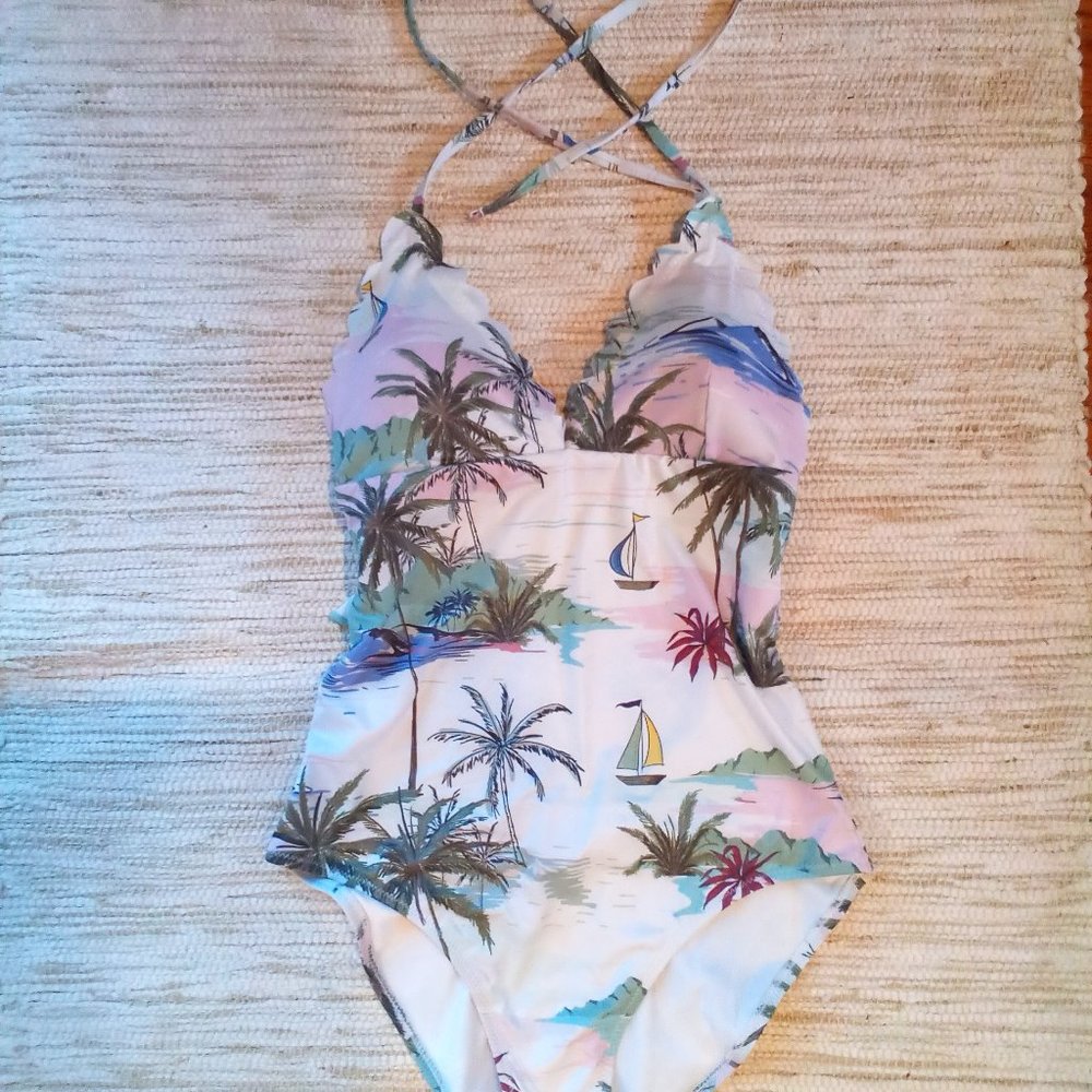 MODCLOTH  ~ Brenda One Piece Swimsuit  ~ medium